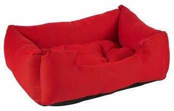 מיטה לכלב אדום כותנה