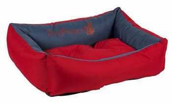 מיטה לכלב דוחה נוזלים אדום כחול