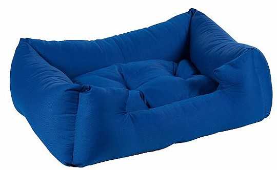 מיטה לכלב כחול כותנה