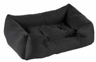 מיטה לכלב שחור כותנה