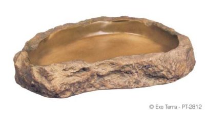 אקזוטרה כלי אוכל דמוי סלע לטרריום זוחלים במגוון גדלים