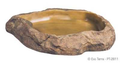 אקזוטרה כלי אוכל דמוי סלע לטרריום זוחלים במגוון גדלים